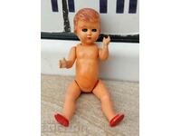 ANII 1930 PĂPUȘĂ RARĂ CELULOIDĂ CU OCHI ÎNCHID