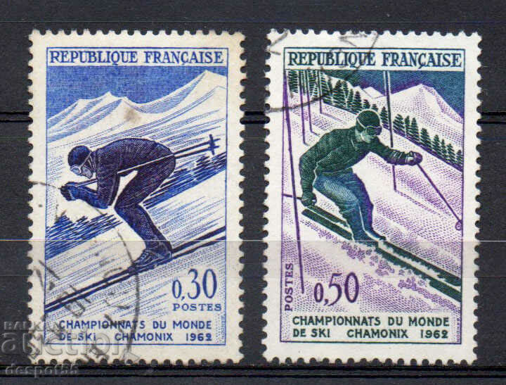 1962. France. World Ski Championships, Charmony.