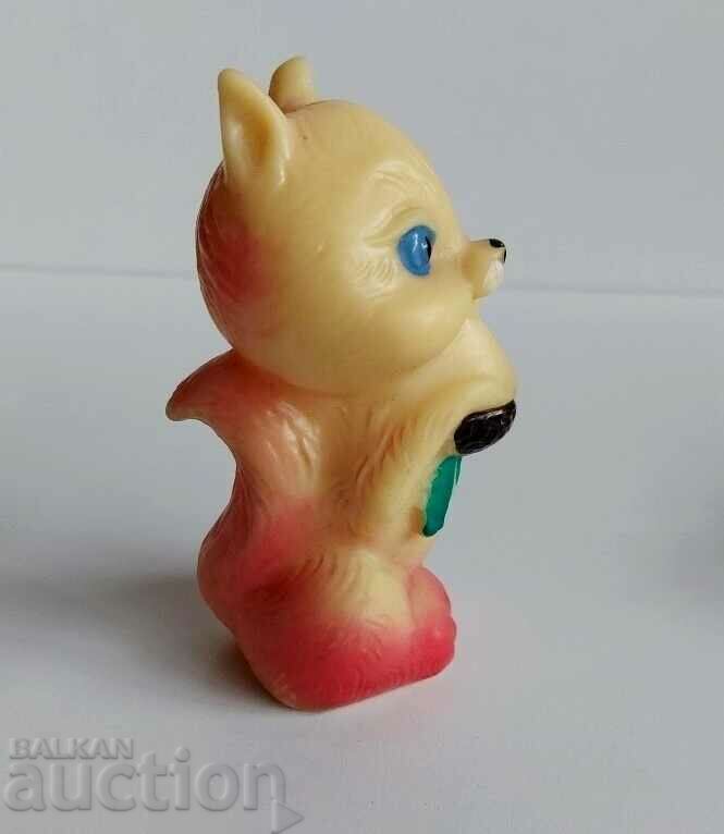 Auction VERY RARE SOC CHILDREN'S RUBBER SQUIRREL TOY Auction VERY RARE SOC CHILDREN'S RUBBER SQUIRREL TOY