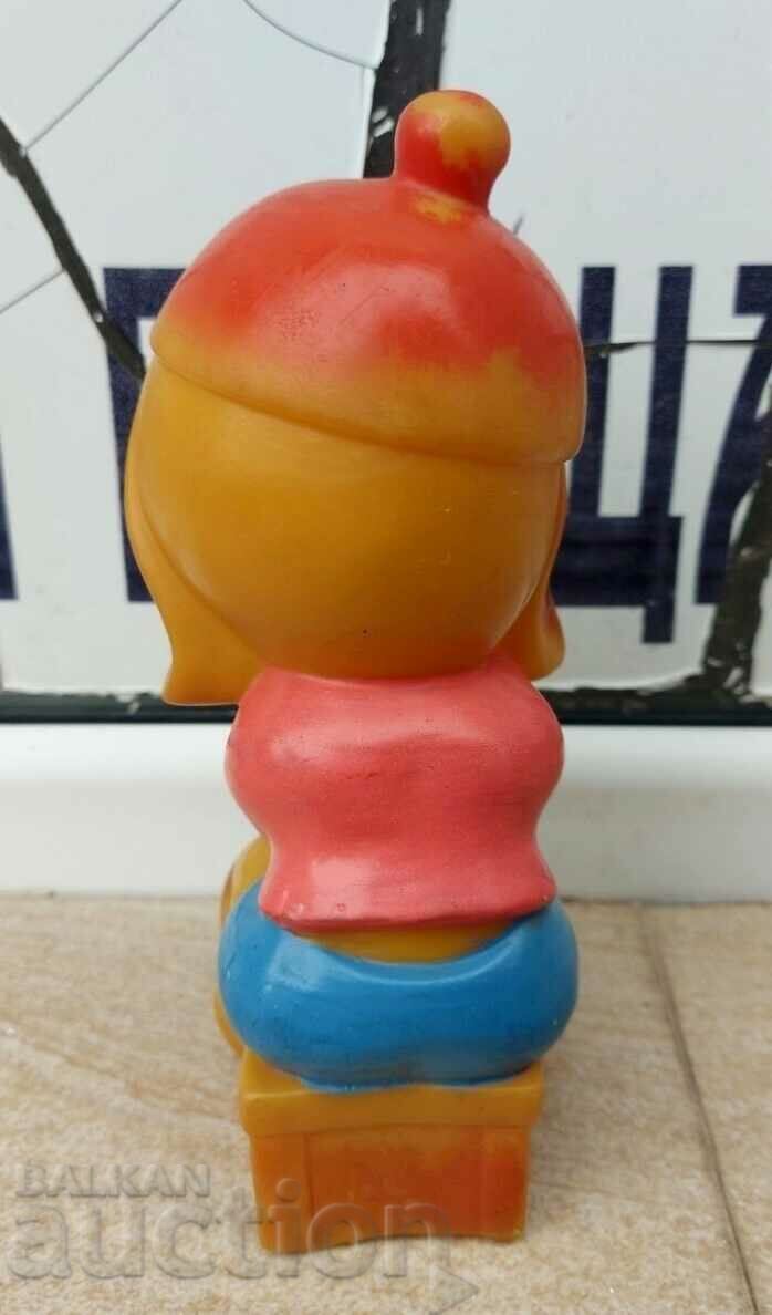Delivery of VERY RARE SOC RUBBER CHILDREN'S TOY BOY ON A POT Delivery of VERY RARE SOC RUBBER CHILDREN'S TOY BOY ON A POT
