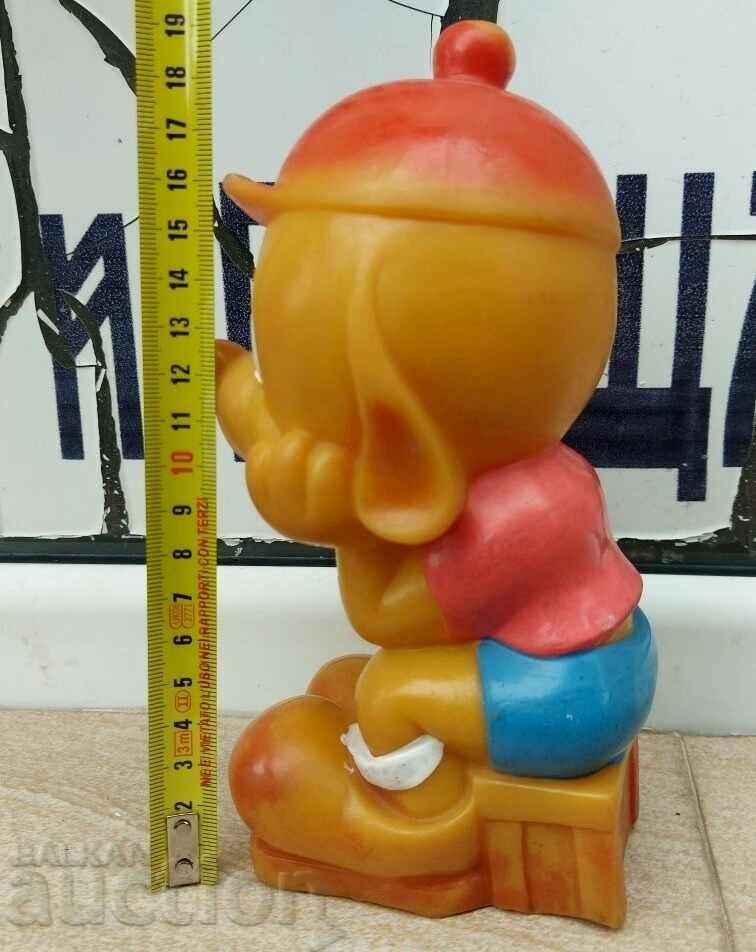 VERY RARE SOC RUBBER CHILDREN'S TOY BOY ON A POT - 5 VERY RARE SOC RUBBER CHILDREN'S TOY BOY ON A POT - 5