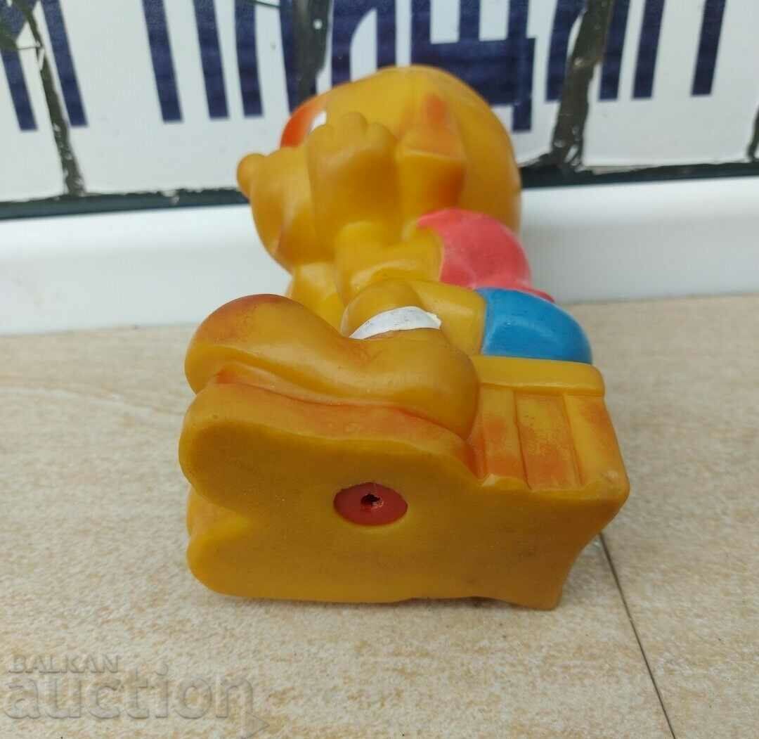 VERY RARE SOC RUBBER CHILDREN'S TOY BOY ON A POT - 6 VERY RARE SOC RUBBER CHILDREN'S TOY BOY ON A POT - 6