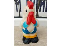 SOC RUBBER CHILDREN'S TOY ROOSTER ROOSTER
