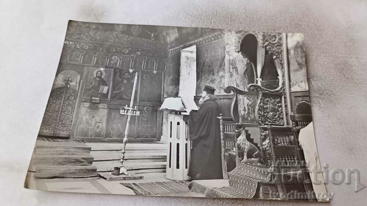 Пощенска картичка Черепиш Църквата при манастира 1961