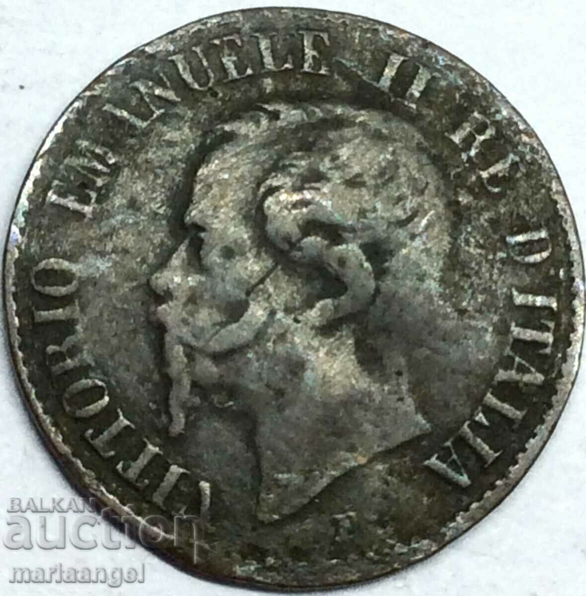 1 centesimo 1861 Ιταλία Victor Emmanuel - εκτός. σπάνιος