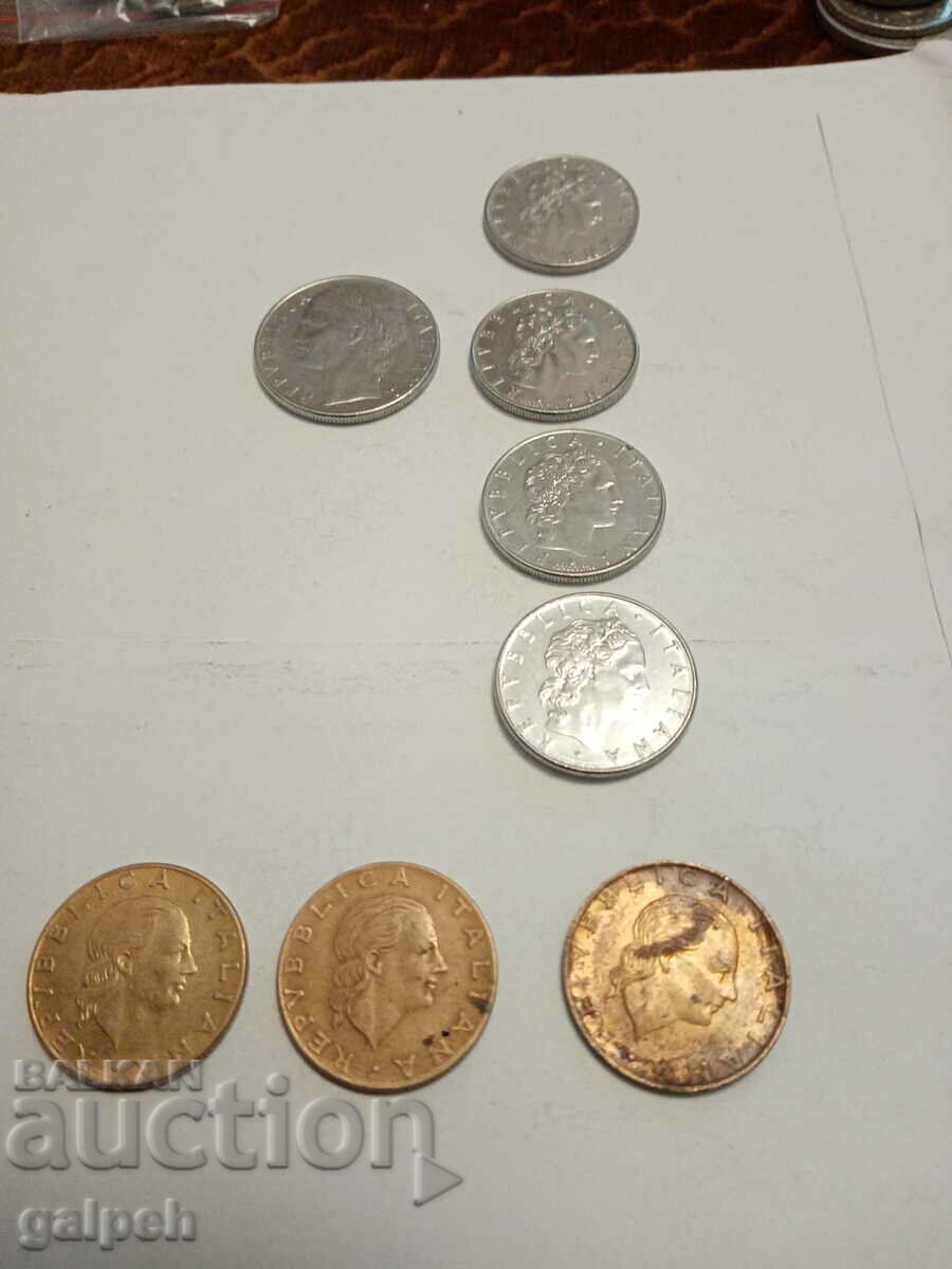 Delivery of COINS ITALY - 8 pcs. - BGN 1.2 Delivery of COINS ITALY - 8 pcs. - BGN 1.2