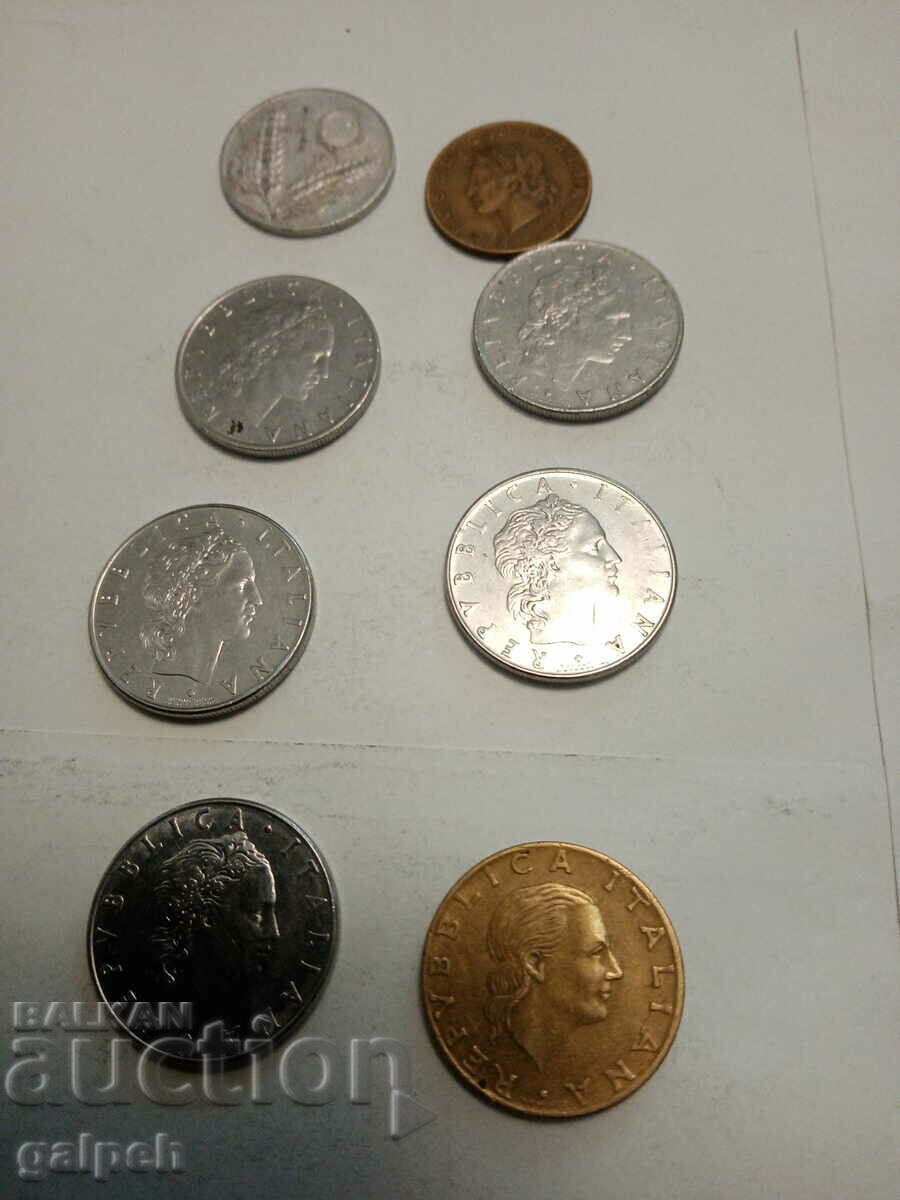 Delivery of COINS ITALY - 8 pcs. - BGN 1.2 Delivery of COINS ITALY - 8 pcs. - BGN 1.2