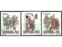Чисти марки Празници Нова Година1990  от Лихтенщайн