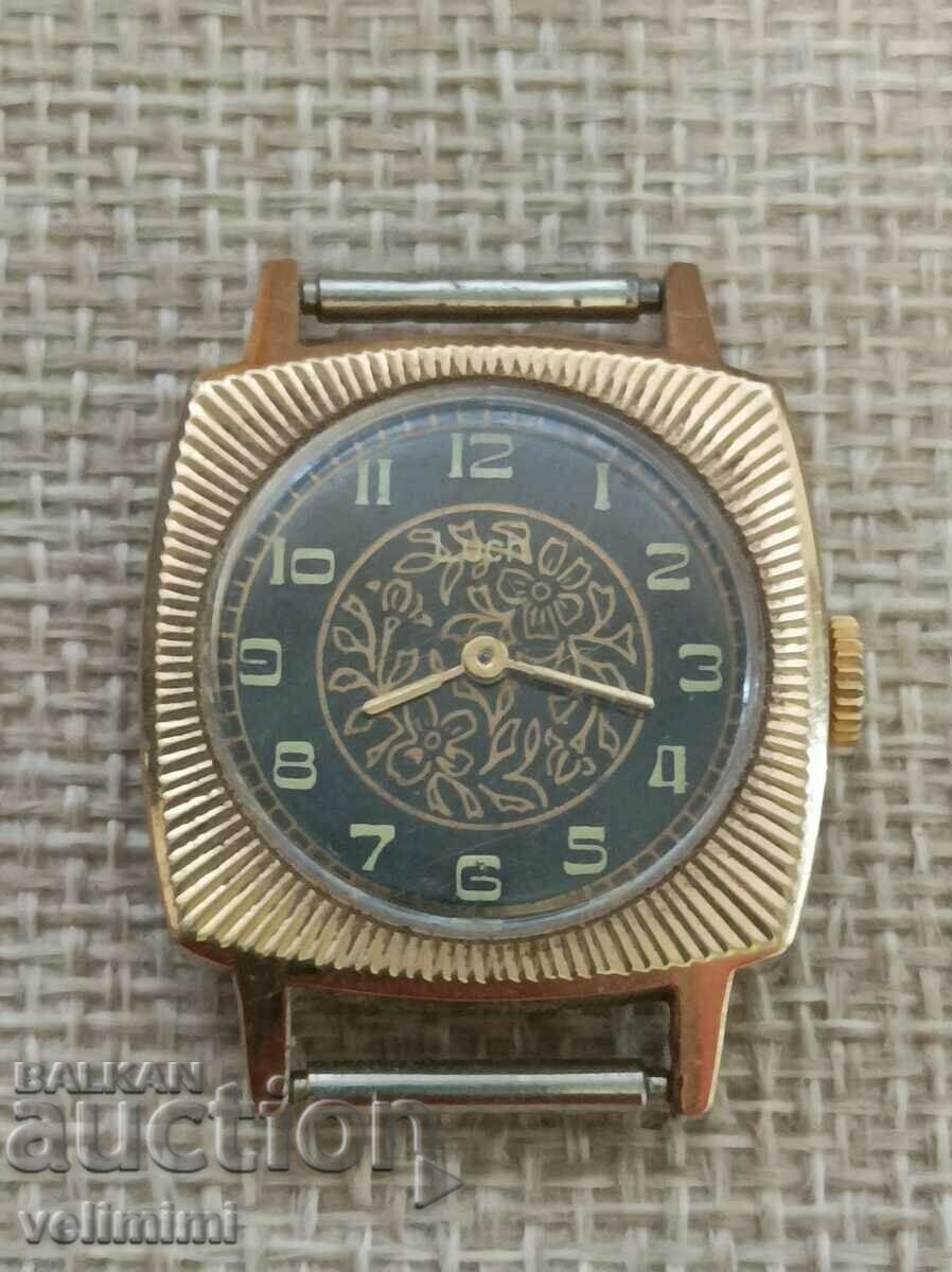 Руски часовник позлатен Луч