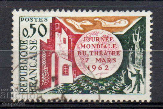 1962. Franţa. Ziua Mondială a Teatrului.