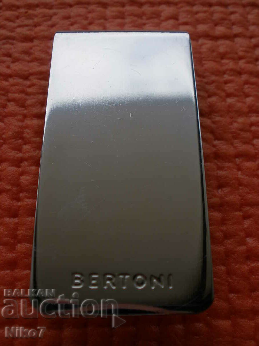 Auction  Markova, clip (clip) for money, banknotes - BERTONI