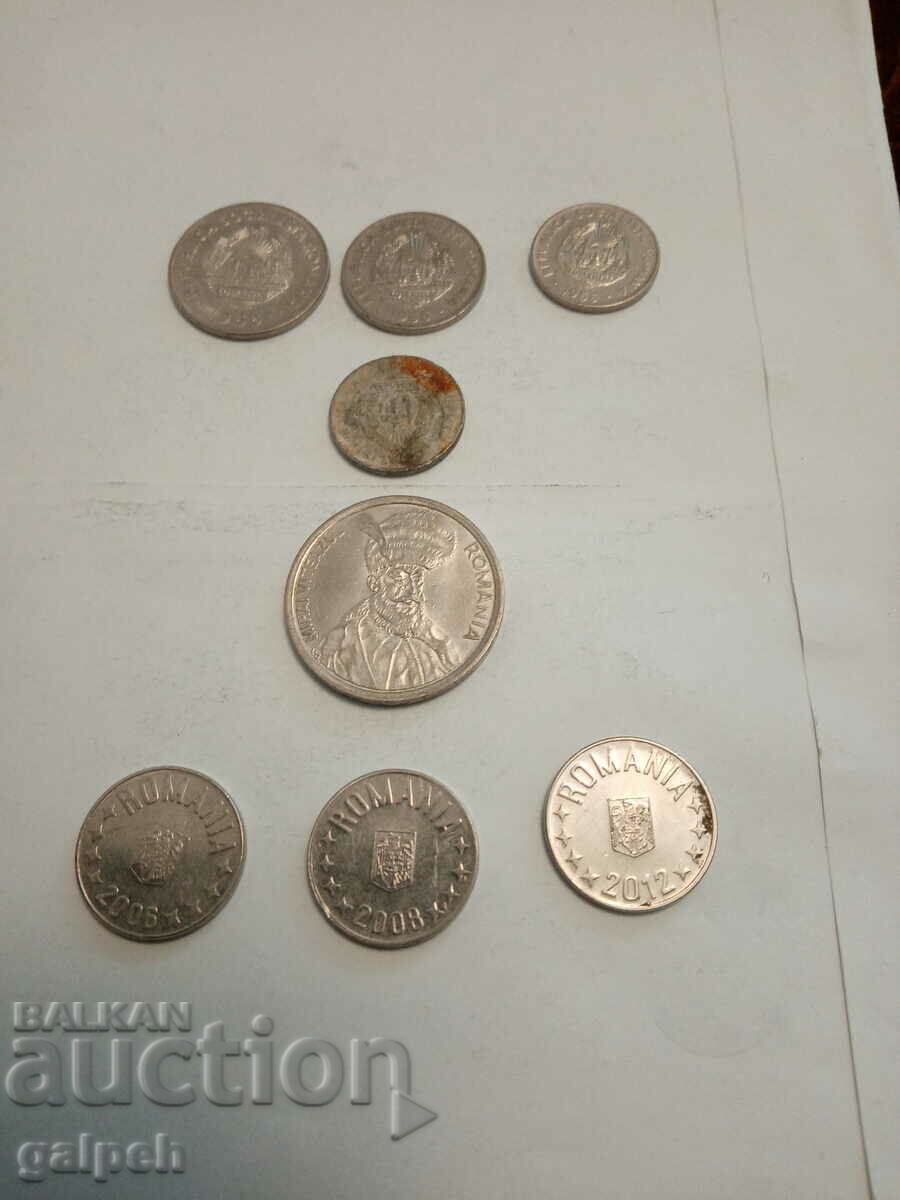 ΝΟΜΙΣΜΑΤΑ ΡΟΥΜΑΝΙΑΣ - 8 τεμ. - 1,3 λέβα με τιμή 1.30 BGN | € 0.66 ΝΟΜΙΣΜΑΤΑ ΡΟΥΜΑΝΙΑΣ - 8 τεμ. - 1,3 λέβα με τιμή 1.30 BGN | € 0.66