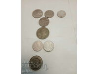 COINS ROMANIA, SPAIN, PORTUGAL, AUSTRIA, POLAND-8 pcs.-1.1 BGN.