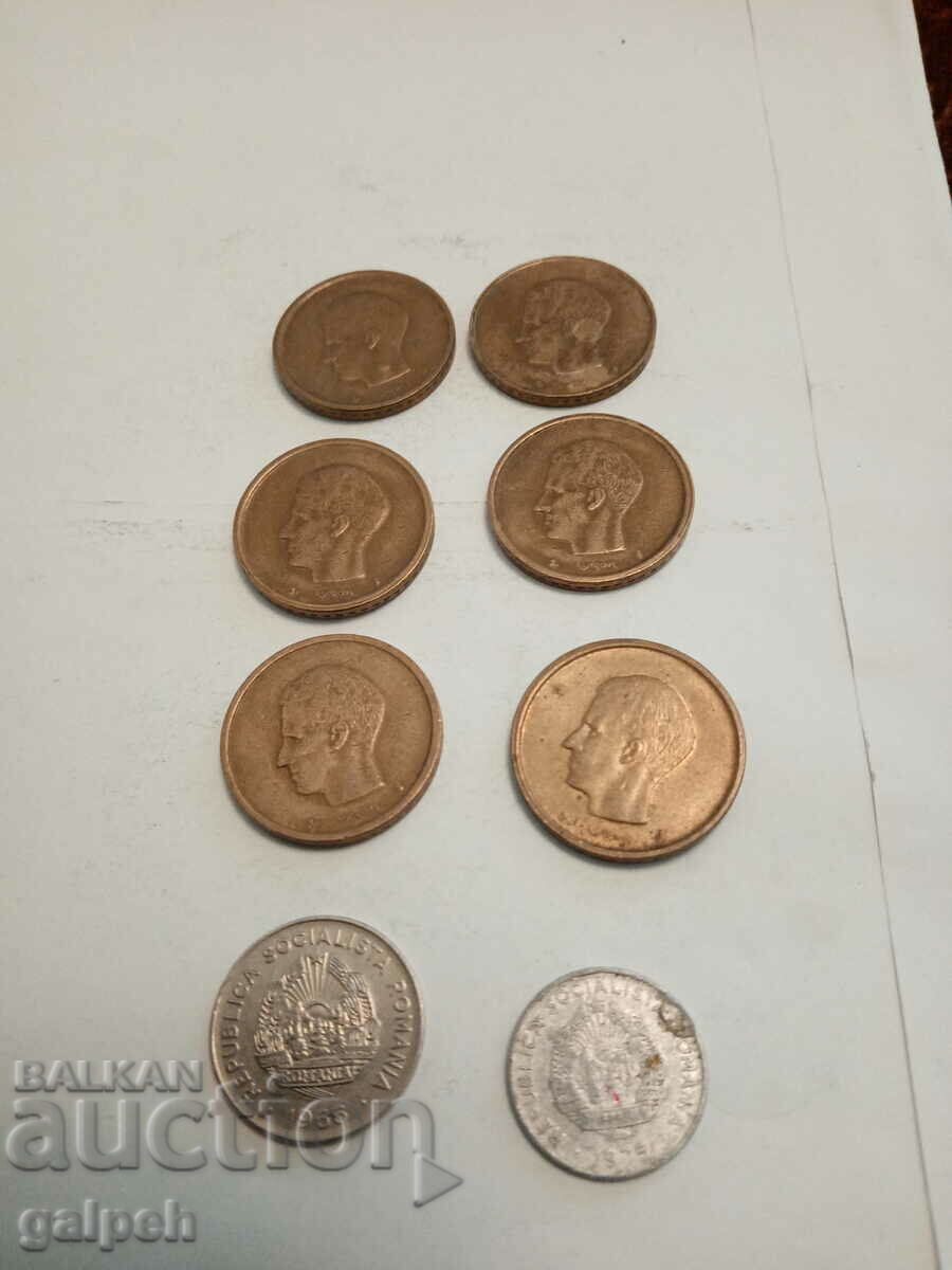 Delivery of COINS ROMANIA, BELGIUM - 8 pcs. - BGN 1.5 Delivery of COINS ROMANIA, BELGIUM - 8 pcs. - BGN 1.5