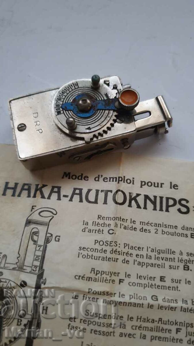 Auction Self-timer Autoknips II "D.R.P. for German camera Auction Self-timer Autoknips II "D.R.P. for German camera