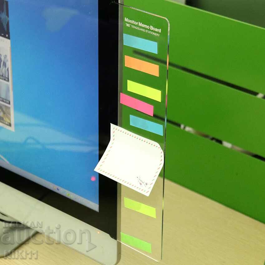Мини панел за бележки за монитор аптоп органайзер за офис