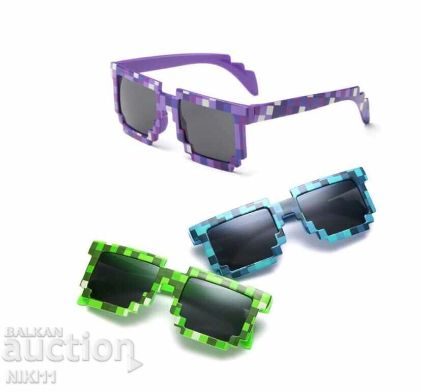 Ochelari de soare Minecraft, ochelari Minecraft pentru copii