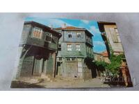 Postcard Sozopol Old houses 1978