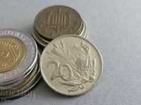 Монета - Южна Африка - 20 цента | 1981г.