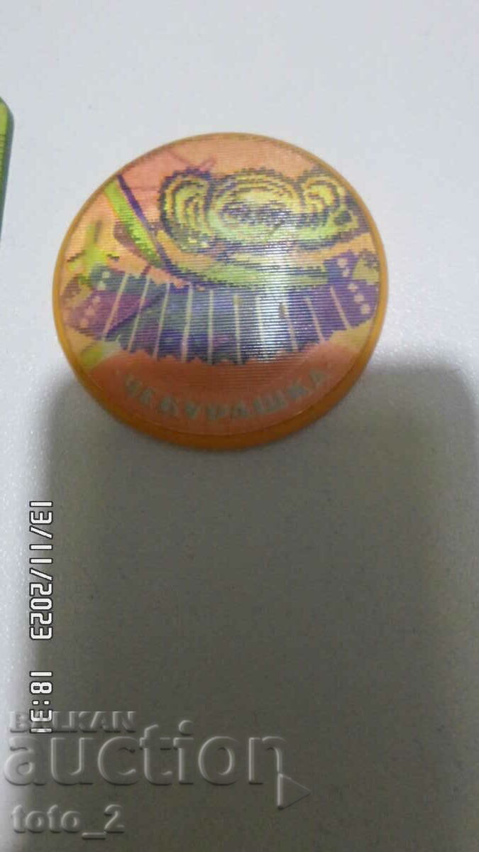 REPLACEMENT BADGE-CHEBURASHKA