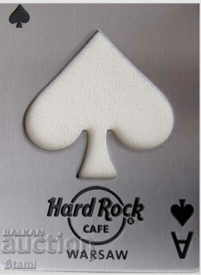 Original metal opener Hard Rock Cafe Warsaw, Poland with price 49.90 BGN | € 25.51 Original metal opener Hard Rock Cafe Warsaw, Poland with price 49.90 BGN | € 25.51