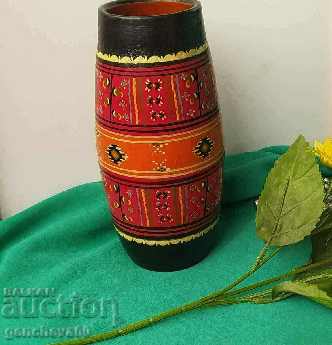 Стилна рисувана стара керамична ваза/етикет - 5 Стилна рисувана стара керамична ваза/етикет - 5