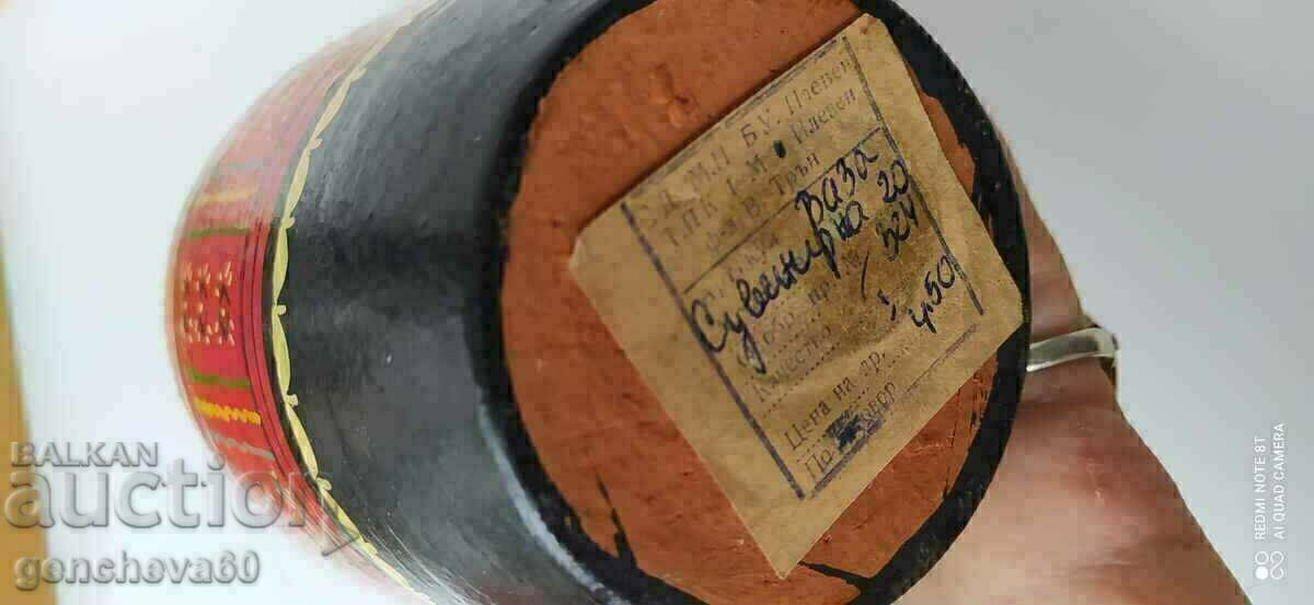 Стилна рисувана стара керамична ваза/етикет - 7 Стилна рисувана стара керамична ваза/етикет - 7