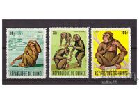 ГВИНЕЯ 1969 Шимпанзето "Тарзан" чиста МАЛКА серия