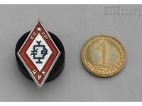 RADIO BADGES USSR FEDERATION LOGO BADGE