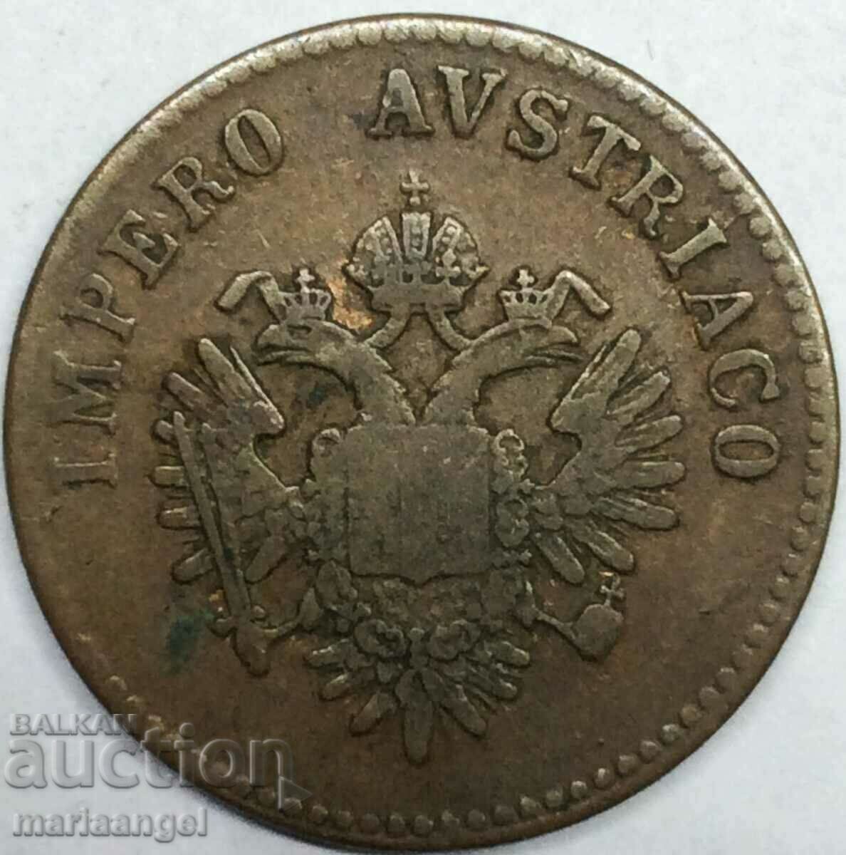 Λομβαρδία Βενετία 5 centesimi 1852 V-Venice Αυστρία για Ιταλ
