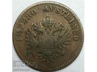 Λομβαρδία Βενετία 5 centesimi 1852 V-Venice Αυστρία για Ιταλ