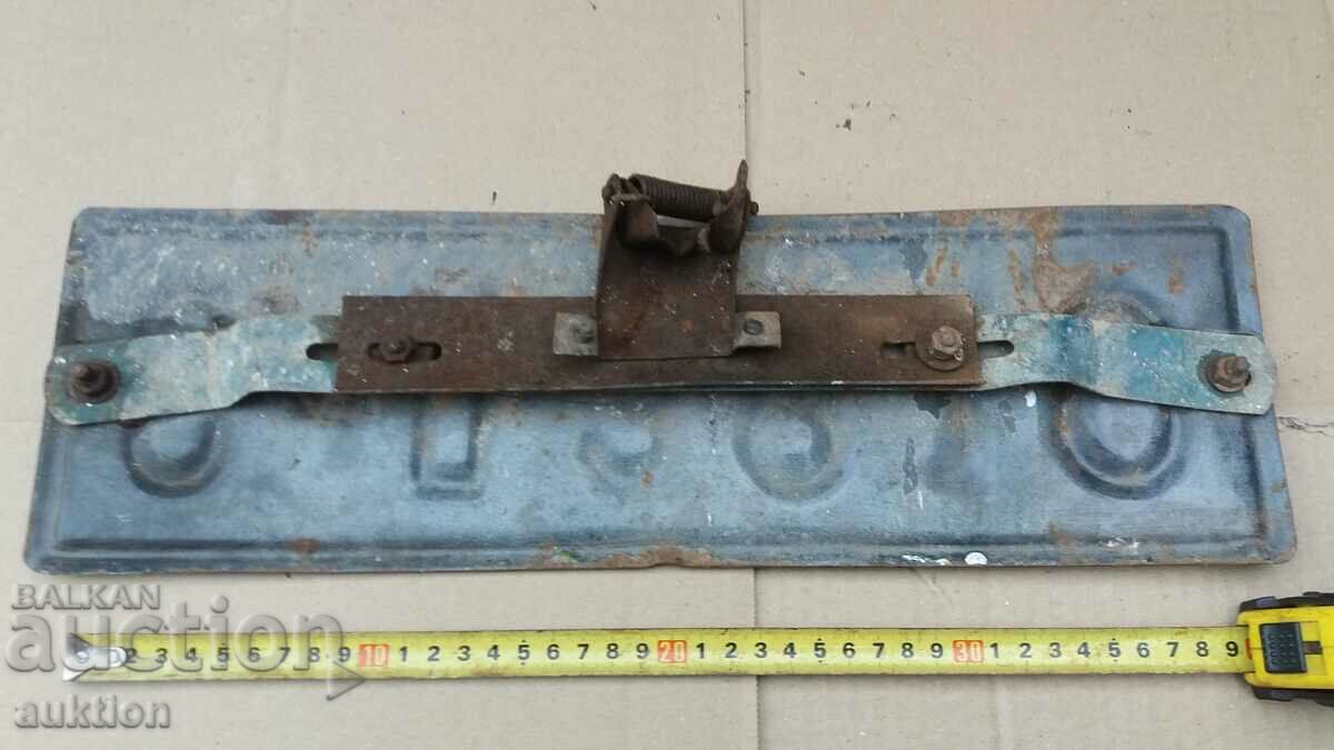 ENAMEL SOC. PLATE, NUMBER - 6 ENAMEL SOC. PLATE, NUMBER - 6