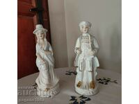 Set of two porcelain figures