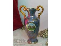 Amforă de porțelan vintage, marcaje