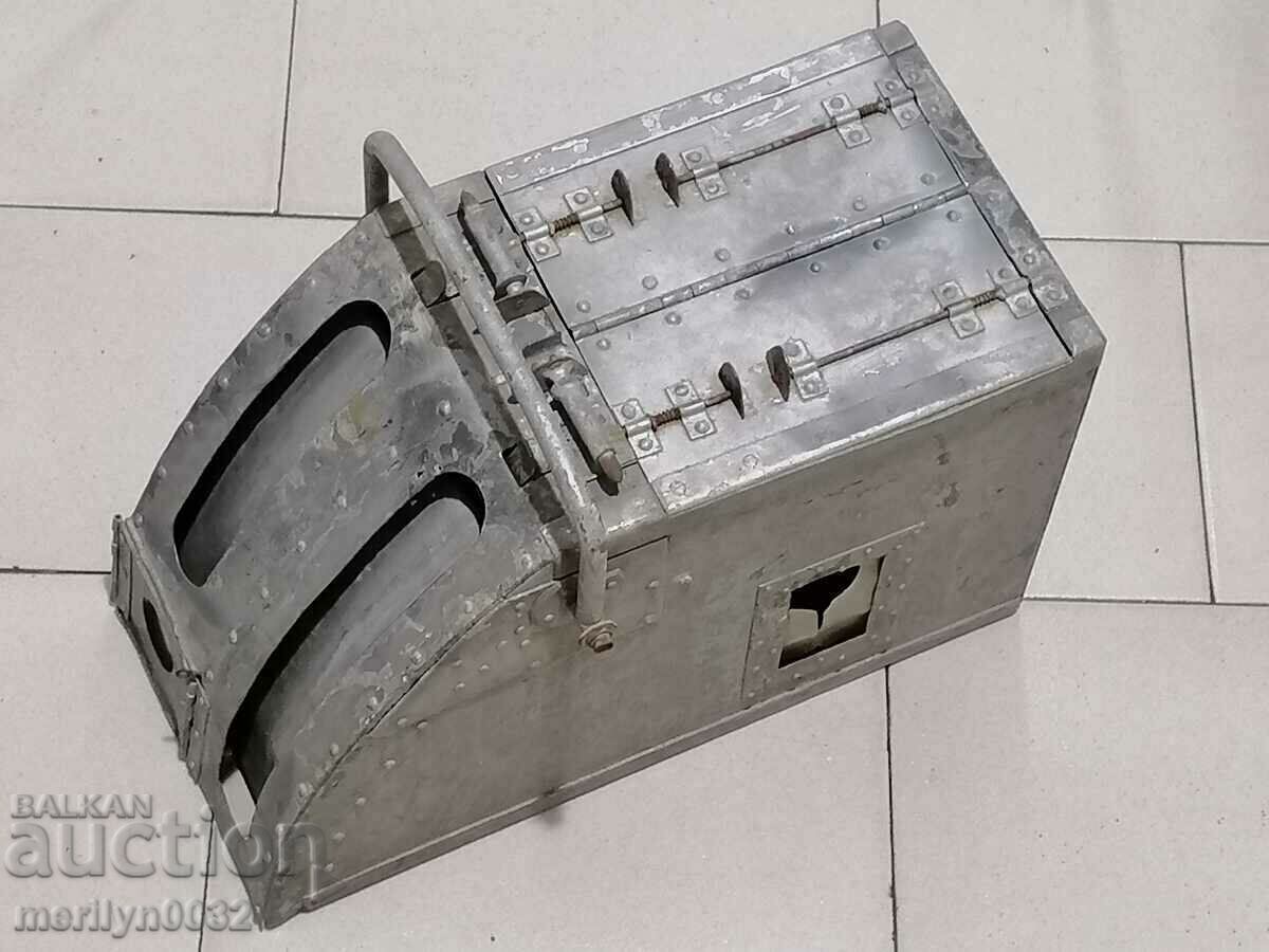 Tape box, cartridge case for USSR machine gun magazine