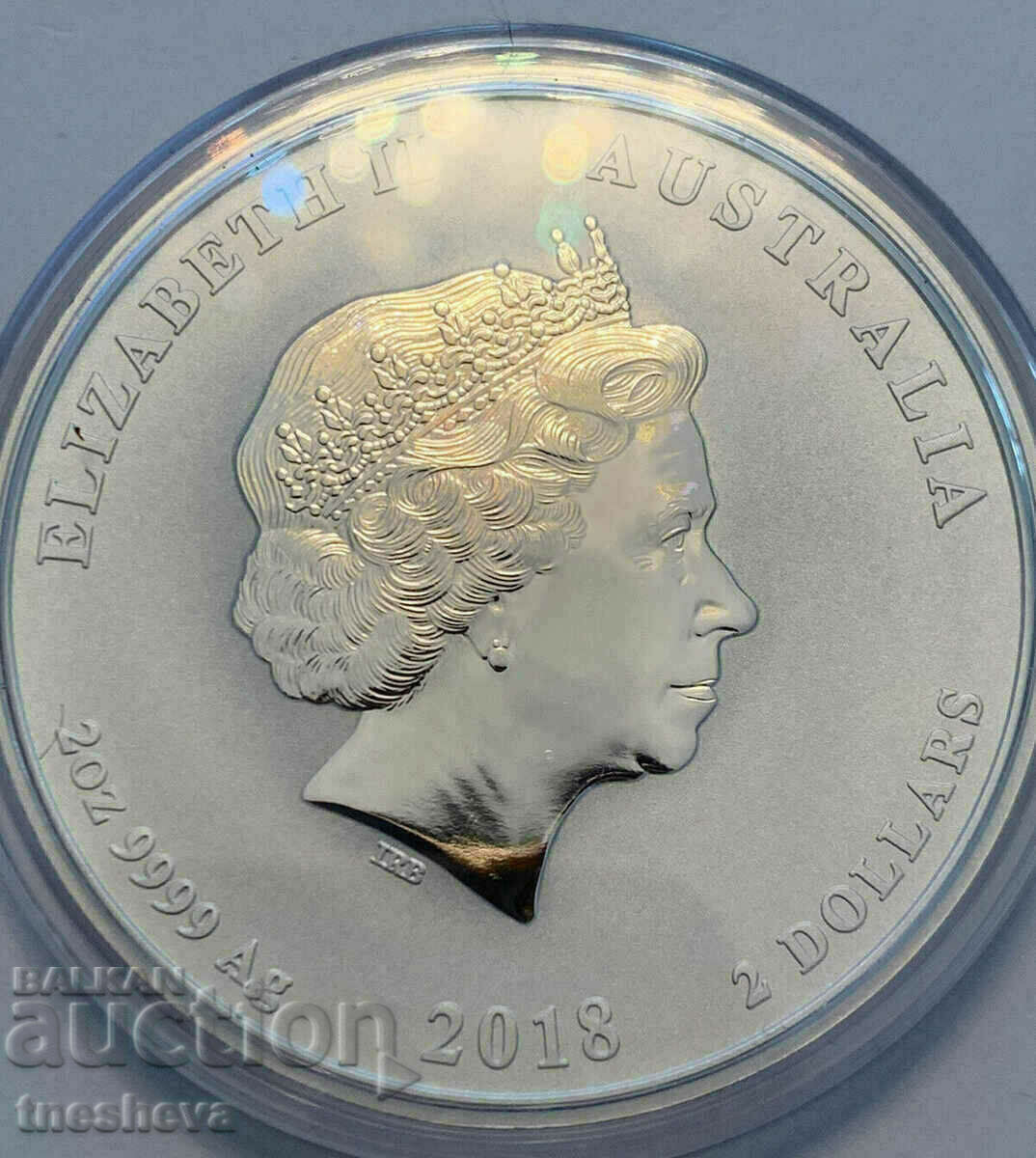 2 oz Lunar 2018 - UNC με τιμή 420.00 BGN | € 214.74 2 oz Lunar 2018 - UNC με τιμή 420.00 BGN | € 214.74