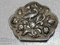 Revival box for snuff opium old dragees silver