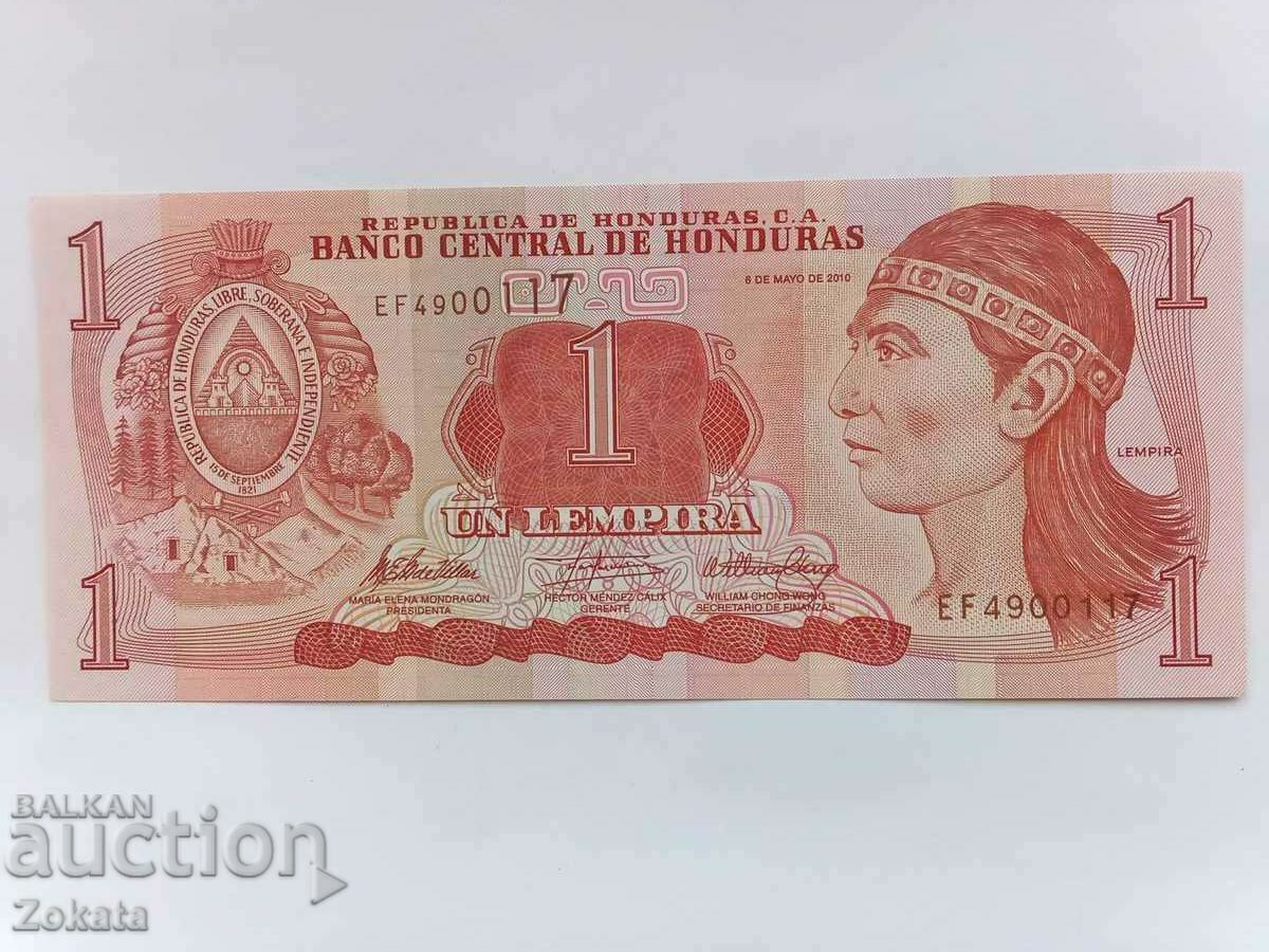Banknote Honduras.