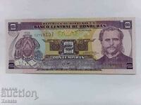 Banknote Honduras.