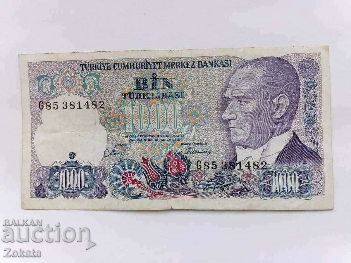 Banknote Turkey.