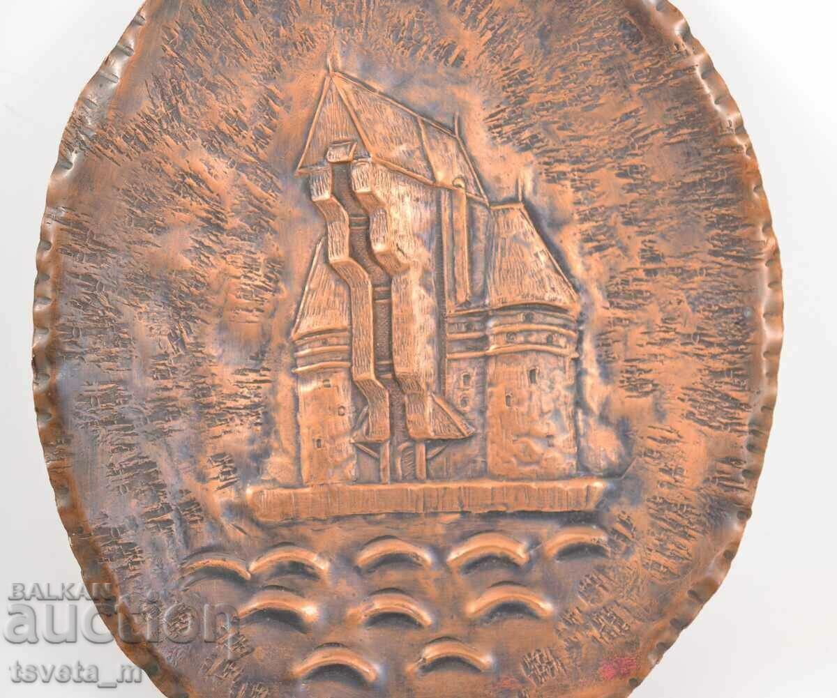 Auction Wall plaque, copper, handmade Auction Wall plaque, copper, handmade