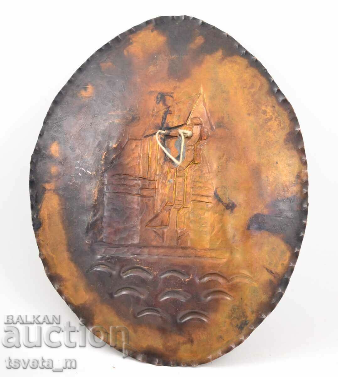 Delivery of Wall plaque, copper, handmade Delivery of Wall plaque, copper, handmade