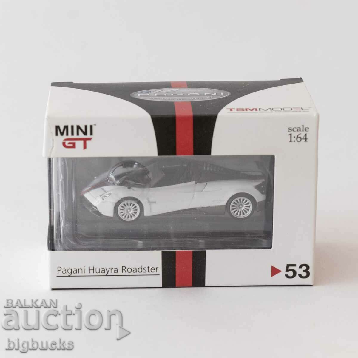 Mașină metalică MiniGT Pagani Huayra Roadster 1:64