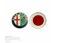 2 pcs. Emblems for Alfa Romeo, emblem Logo Alfa Romeo 47 mm