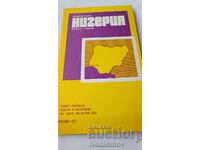 Географска карта Нигерия 1977 Масштаб 1 : 2000000