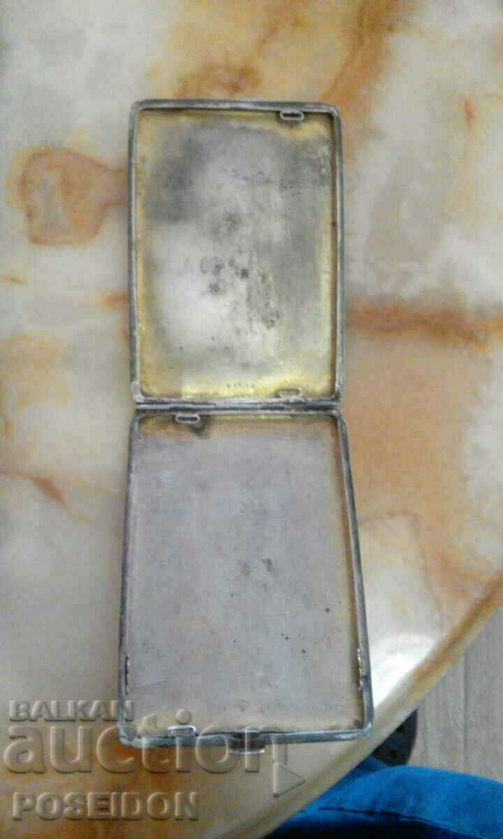 MONOGRAM SILVER SMOKE BOX with price 470.00 BGN | € 240.31