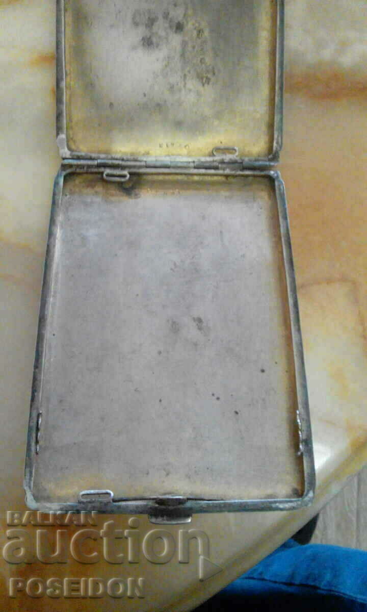 MONOGRAM SILVER SMOKE BOX - 6