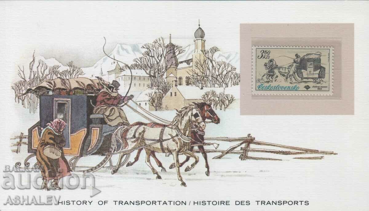 Istoricul cărții poștale de transport - Transport Istoricul cărții poștale de transport - Transport