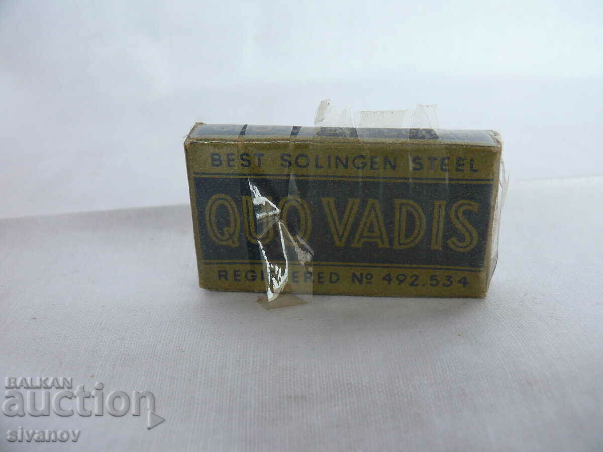 Interesting old razor blades QUO VADIS #2182 - 7