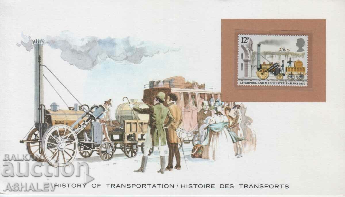 Postcard history of transport - Railways